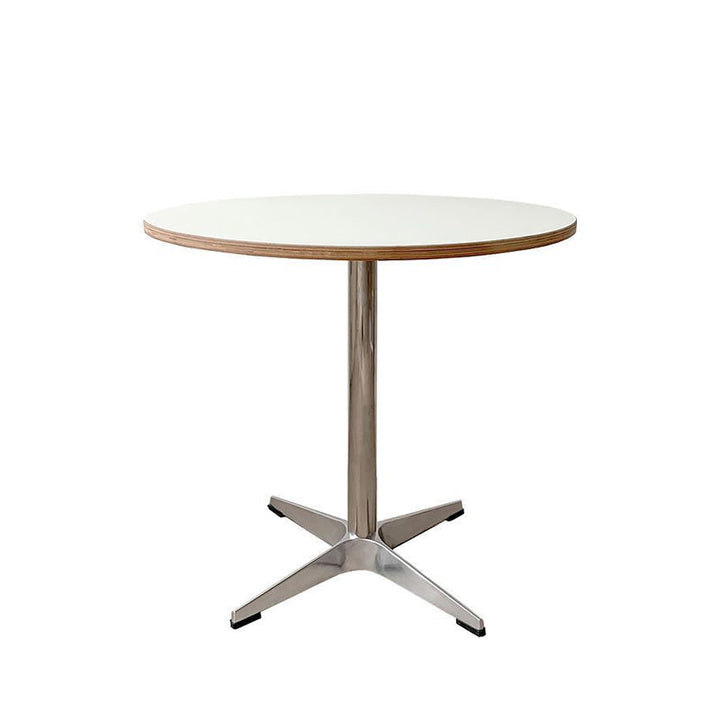 Minimalist Round Stainless Steel Dining Table