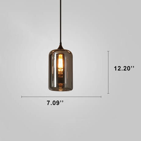 Modern Glass LED Pendant Light