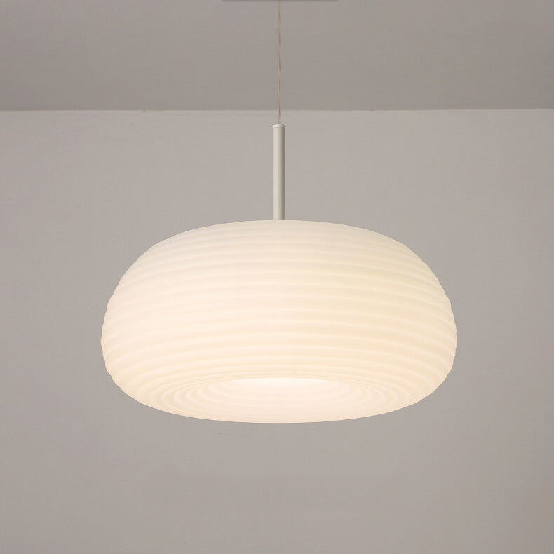Minimalist Round Iron LED Pendant Light