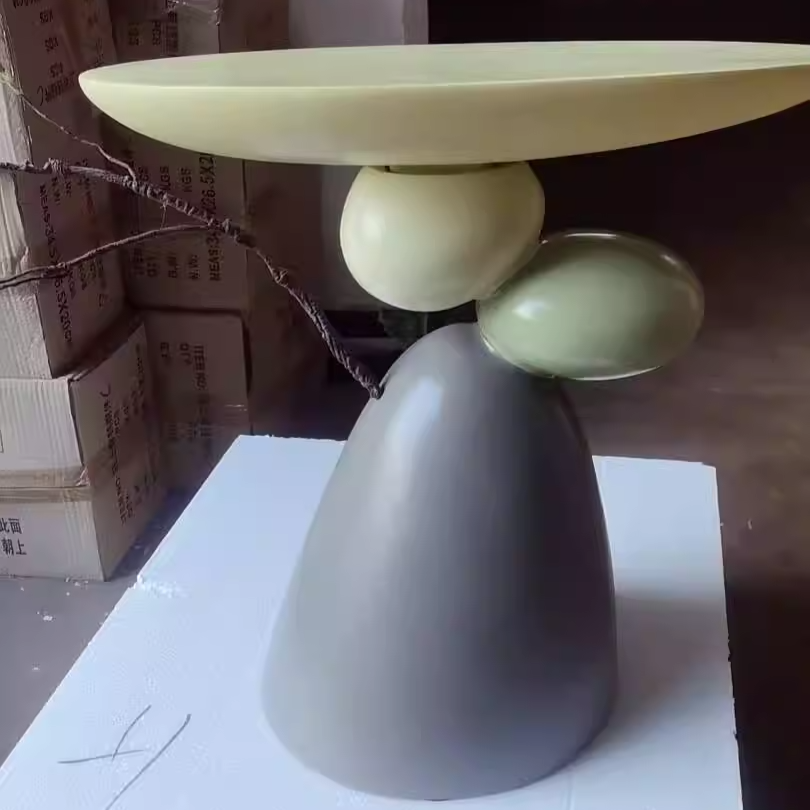 Contemporary Branch Resin End Table