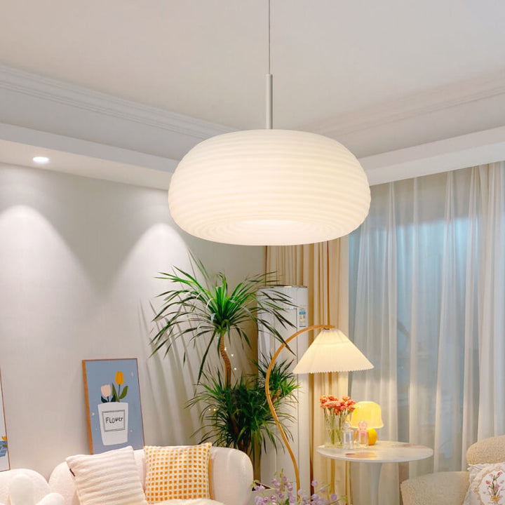 Minimalist Round Iron LED Pendant Light