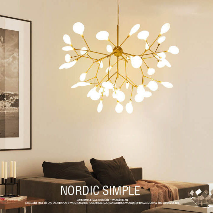 Modern Metal 36-Light LED Chandelier