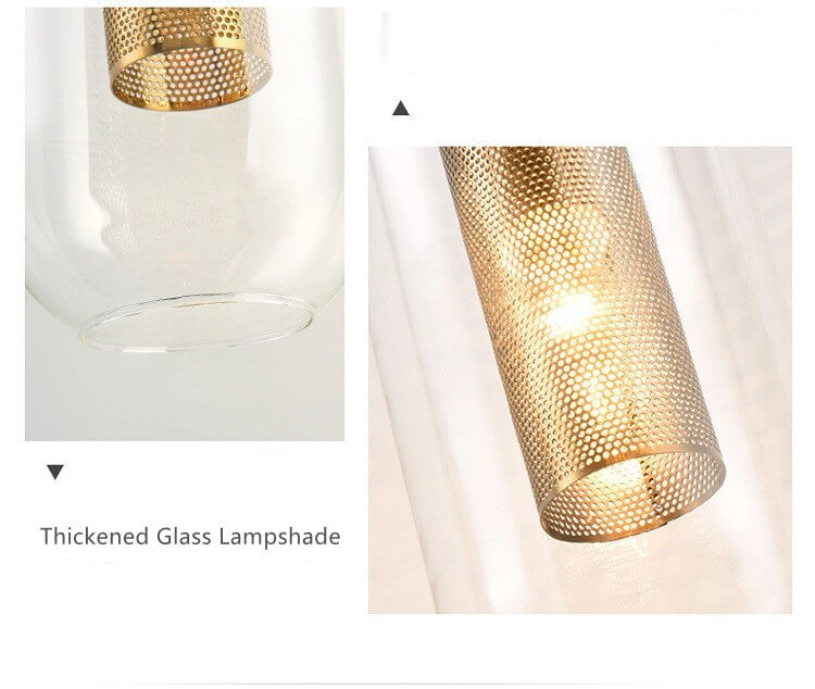 Minimalist Cylinder Glass Wall Lamp