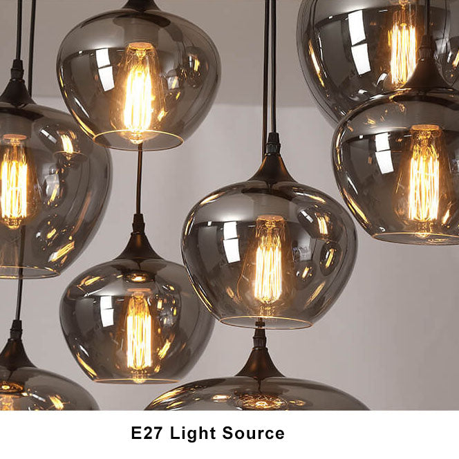 Modern Glass LED Pendant Light