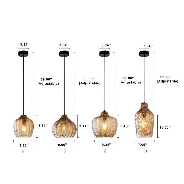 Nordic Glass Pendant Light
