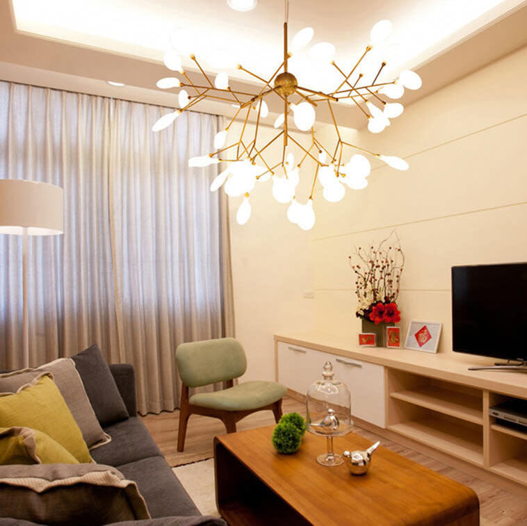 Modern Metal 36-Light LED Chandelier