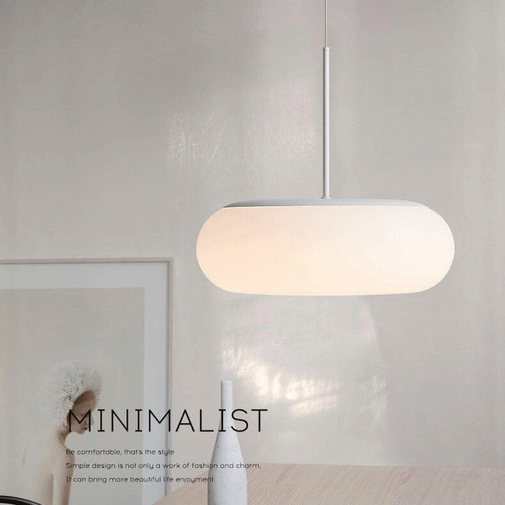 Minimalist Drum LED Pendant Light