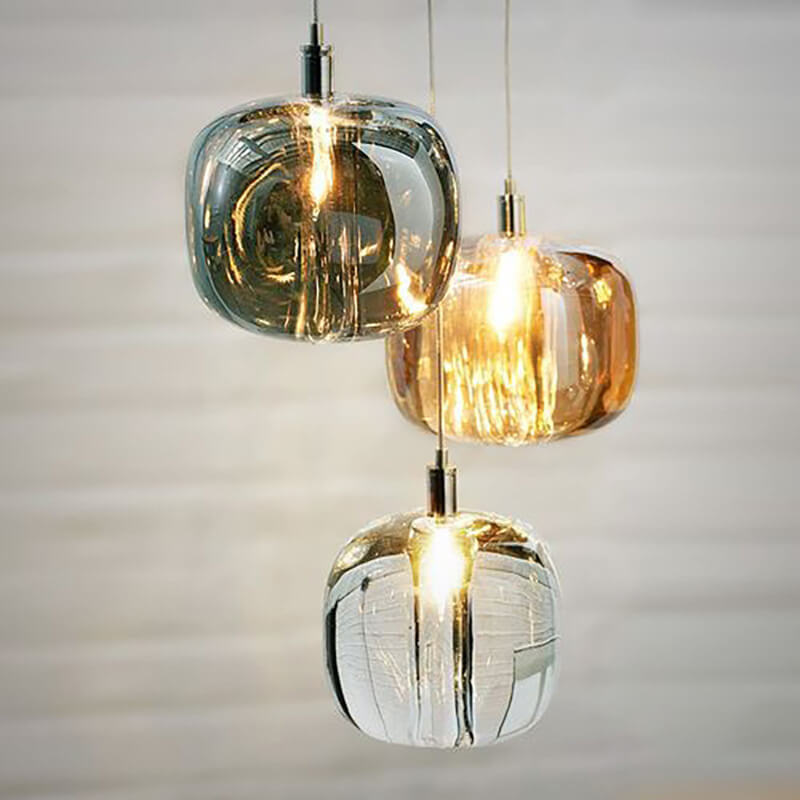 Modern Cube Glass Pendant Light