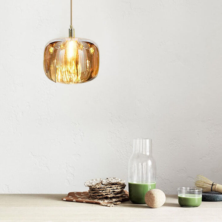 Modern Cube Glass Pendant Light