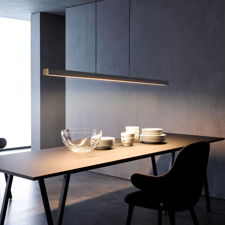 Long Minimalist LED Pendant Light