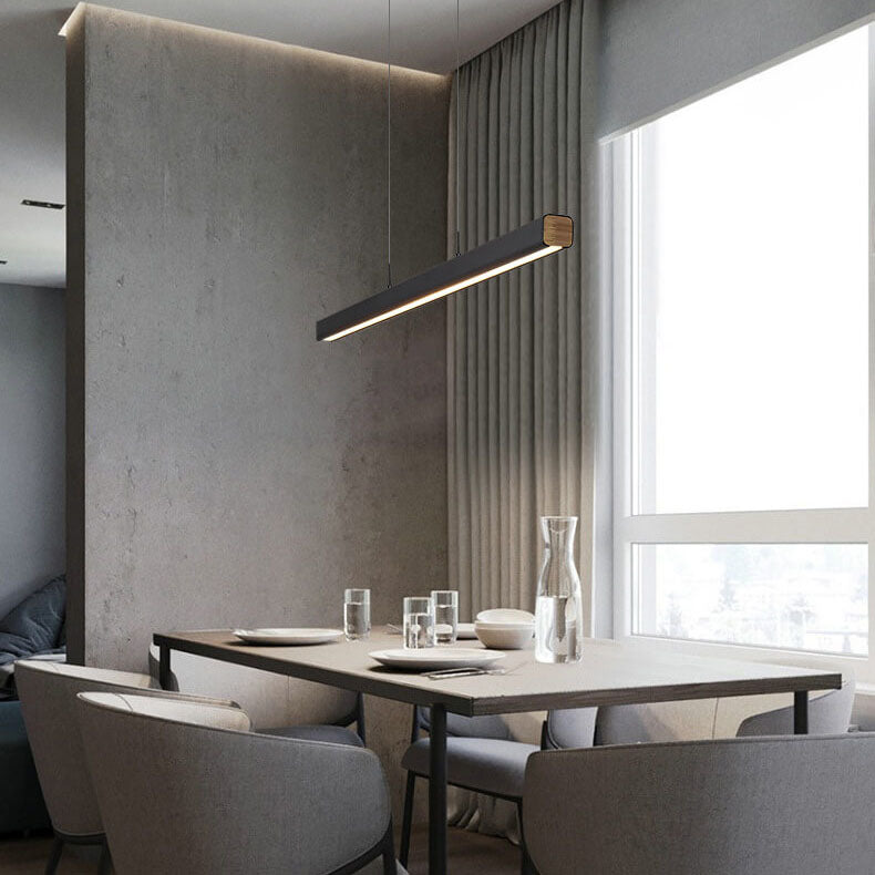 Long Minimalist LED Pendant Light