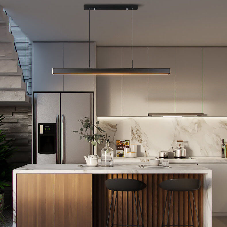 Long Minimalist LED Pendant Light