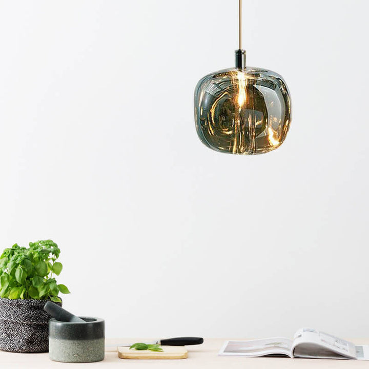 Modern Cube Glass Pendant Light