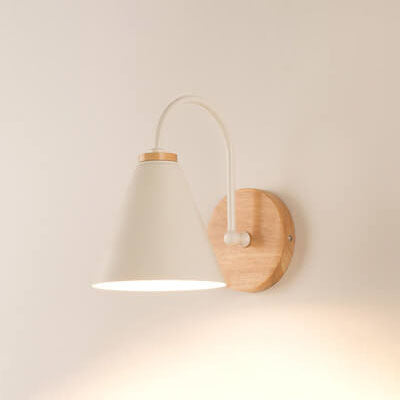Minimalist Wooden Wall Sconce