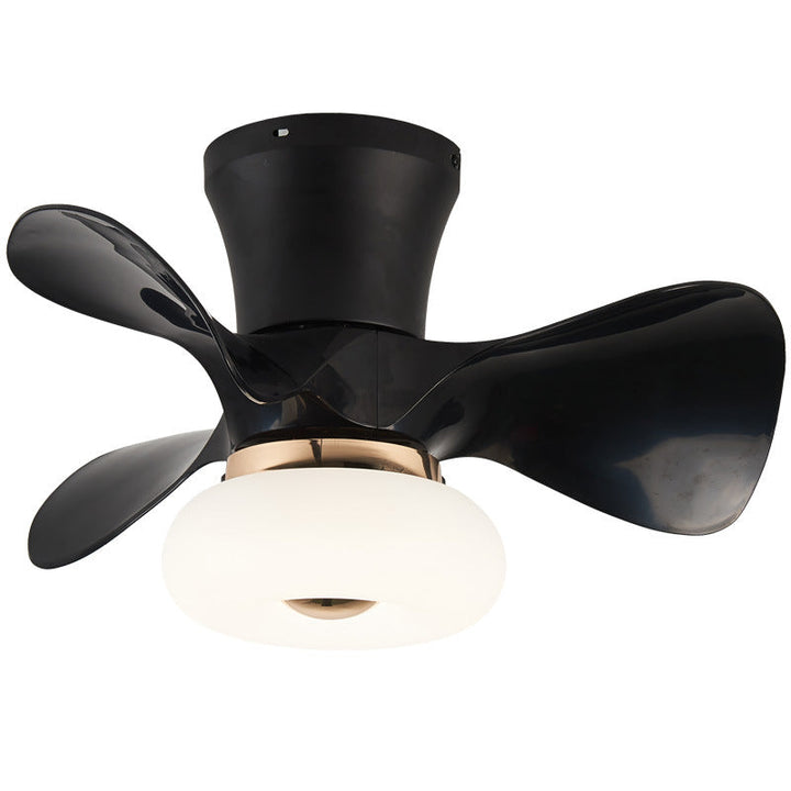 Contemporary Metal LED Ceiling Fan Light