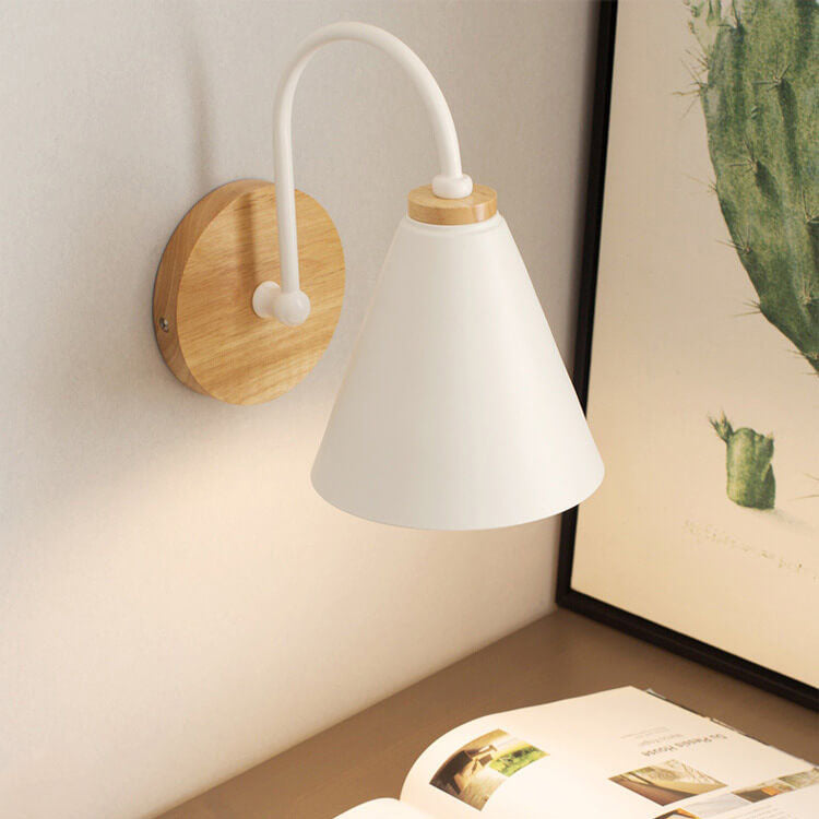 Minimalist Wooden Wall Sconce