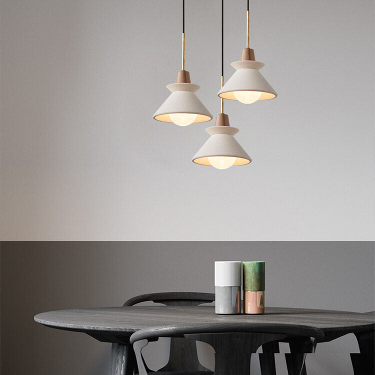 White Minimalist Pendant Light