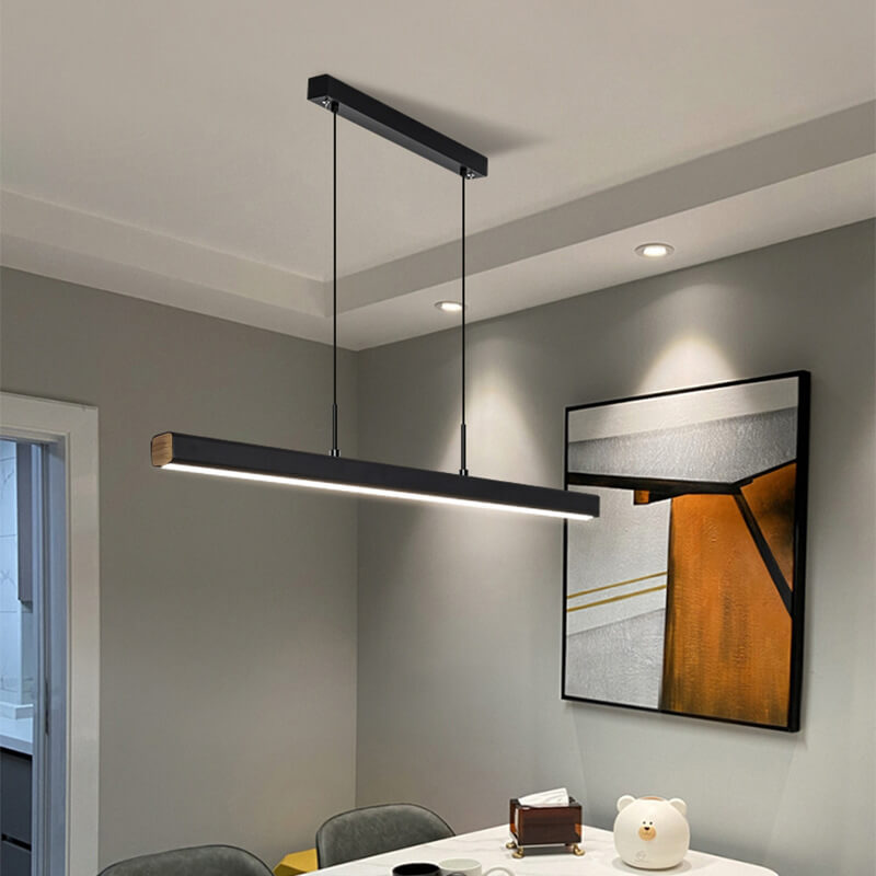 Long Minimalist LED Pendant Light