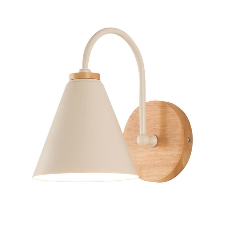 Minimalist Wooden Wall Sconce