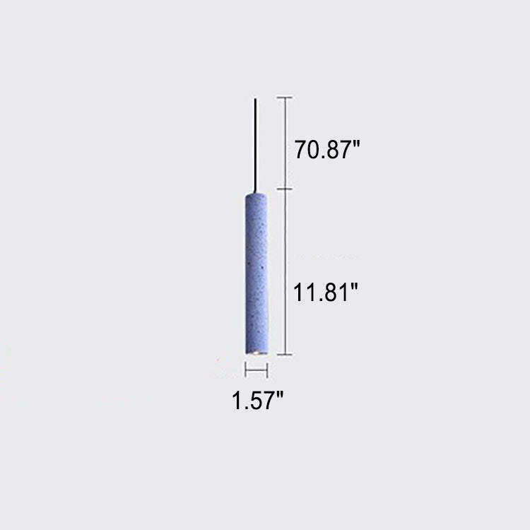 Nordic Cylindrical LED Pendant Light