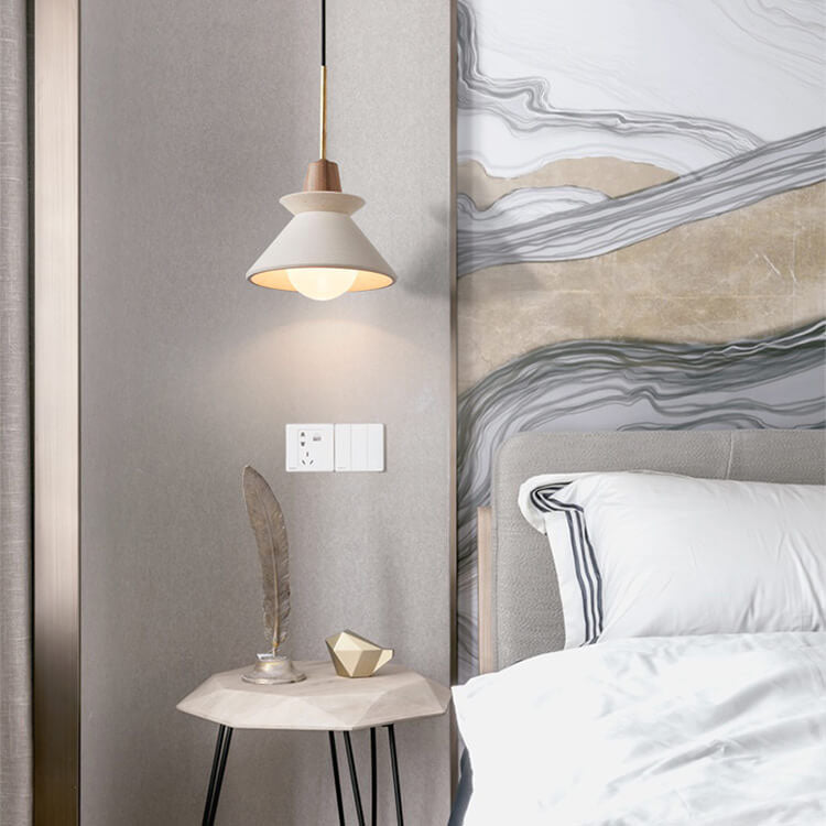 White Minimalist Pendant Light