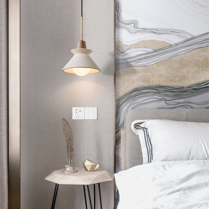 White Minimalist Pendant Light