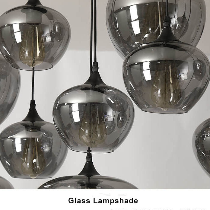 Modern Glass LED Pendant Light