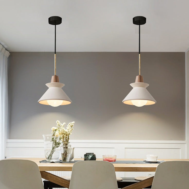 White Minimalist Pendant Light