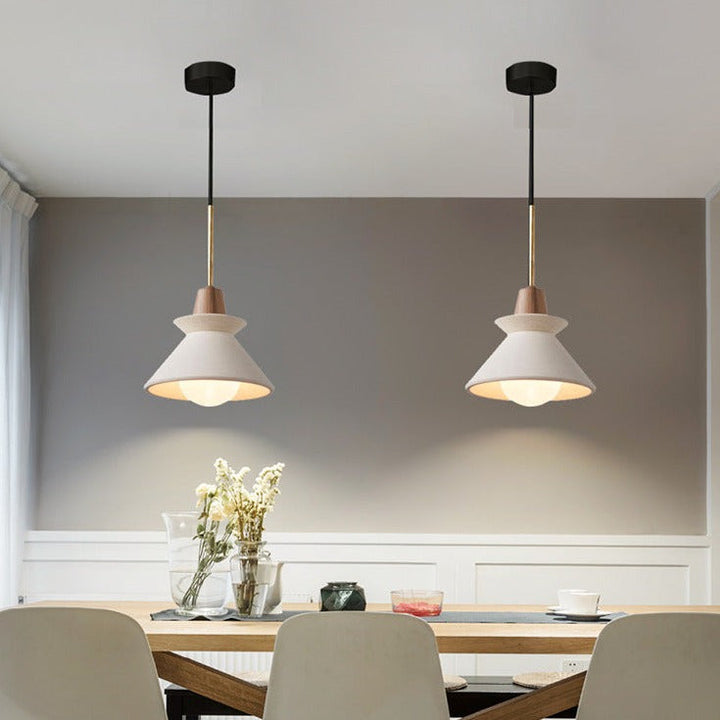 White Minimalist Pendant Light