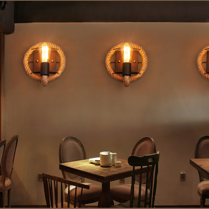 Hemp Vintage Wall Sconce