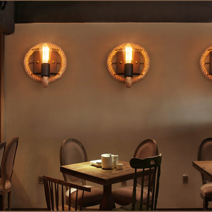 Hemp Vintage Wall Sconce