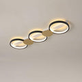 Modern Circle LED 3/4/5 Light LED Flush Mount Track Light