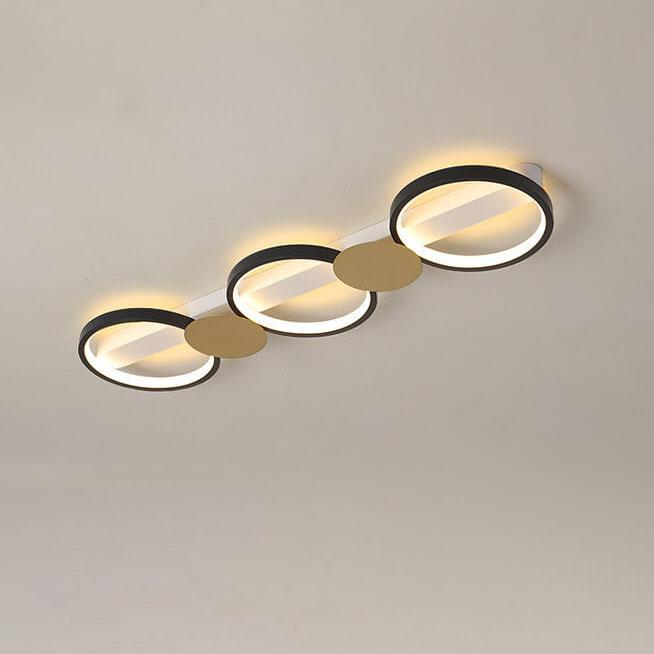 Modern Circle 5-Light LED Track Light