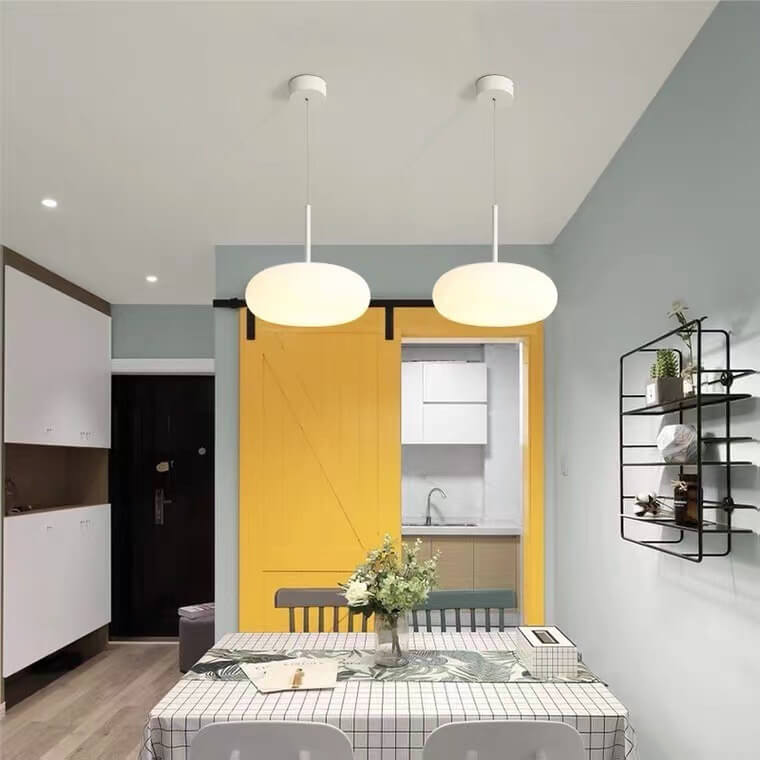 Minimalist Drum LED Pendant Light