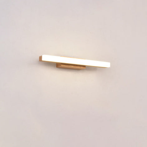 Minimalist Wooden LED Vanity Light