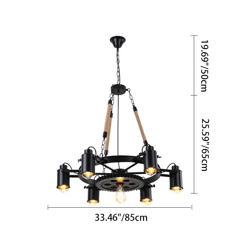 Contemporary 11-Light Chandelier