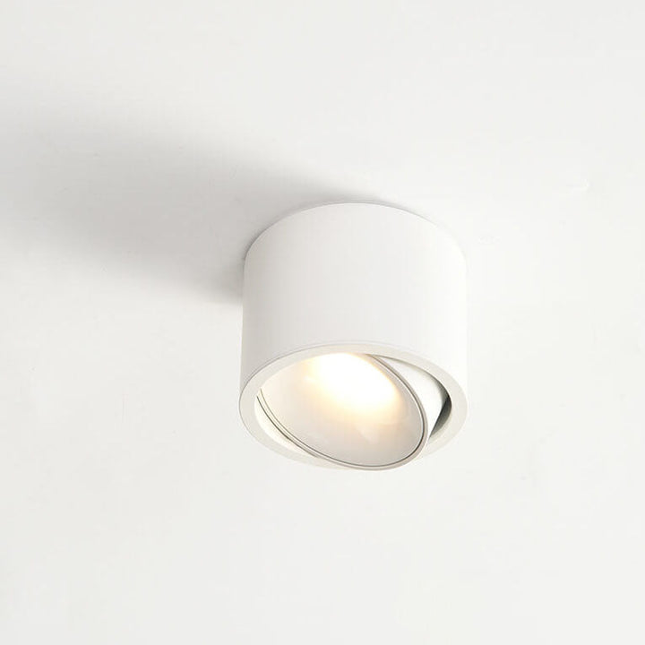 Minimalist Round Aluminum LED Flush Mount Ceiling Light