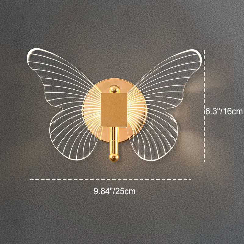 Nordic Butterfly Acrylic LED Wall Sconce