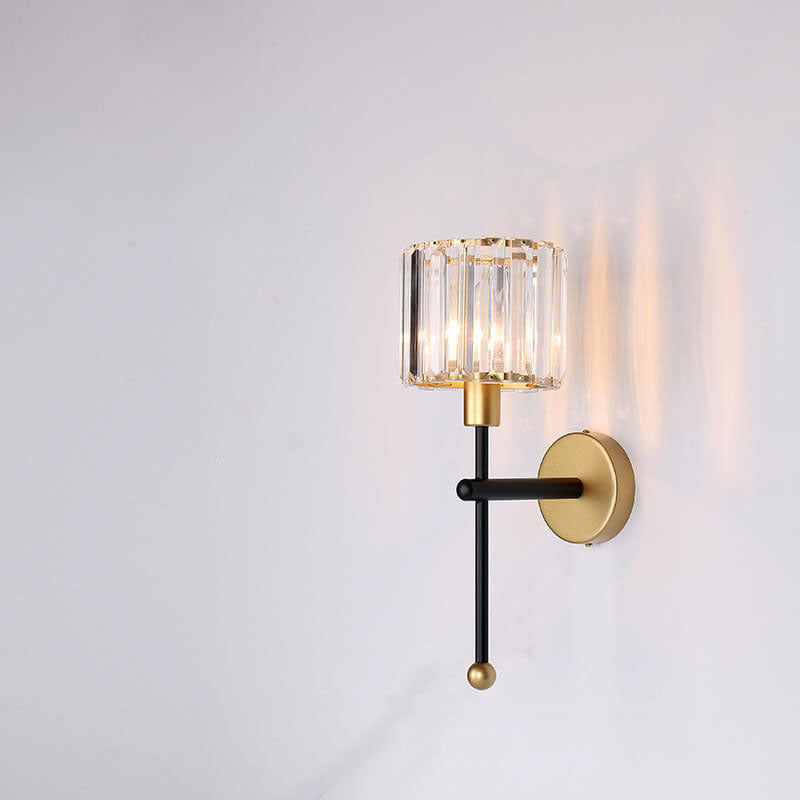 Traditional Vintage Iron Glass Round Bird 1-Light Wall Sconce Lamp for Living Room