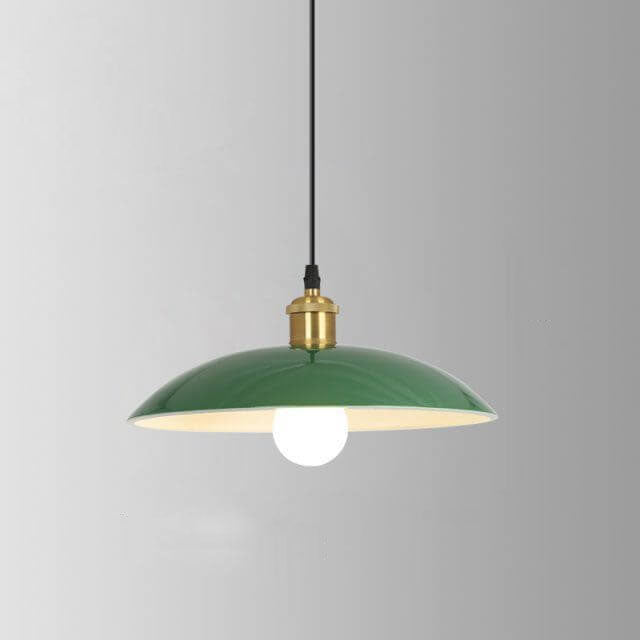 Industrial Dome Iron Pendant Light