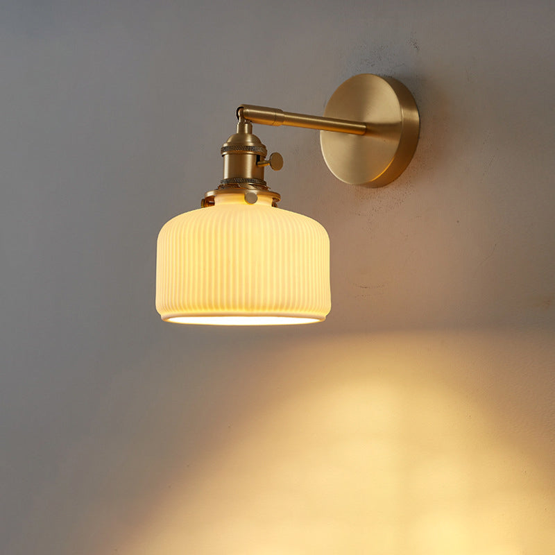 Minimalist Ceramic Wall Sconce