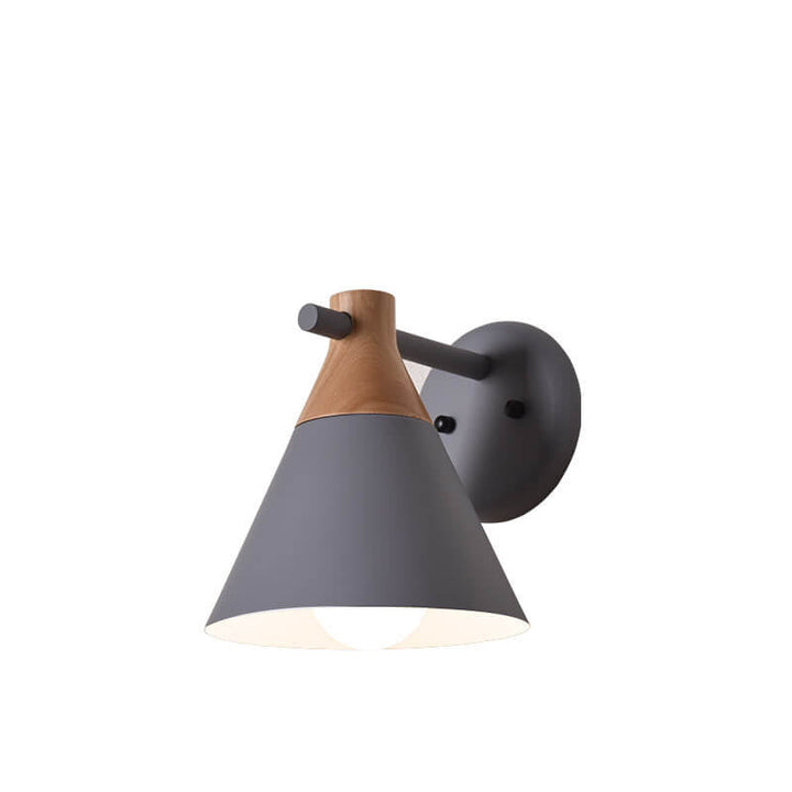 Nordic Solid Wood Wall Sconce