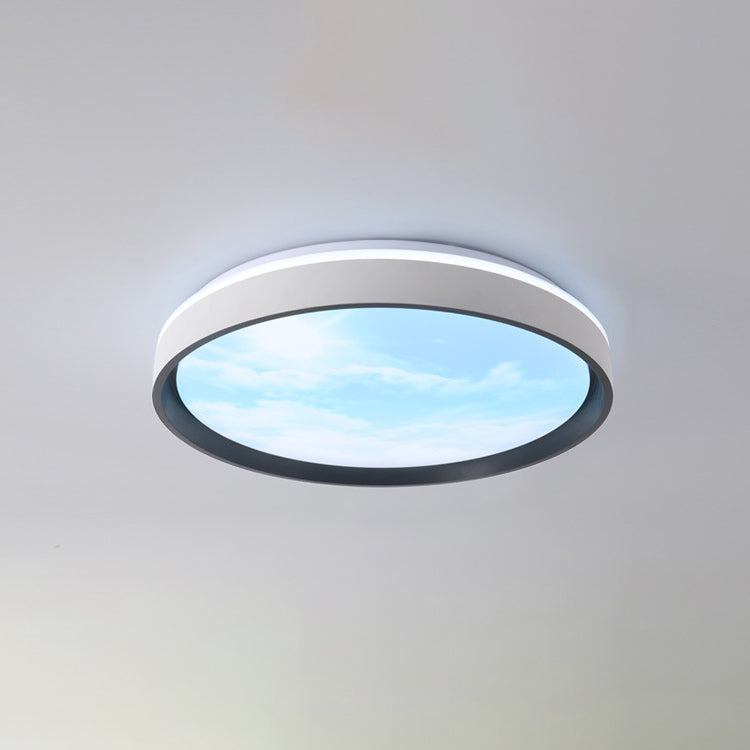 Modern Rectangular Acrylic LED Flush Mount Ceiling Light