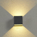 Modern Minimalist Square Cube Aluminum Waterproof LED Wall Sconce Lamp For Outdoor