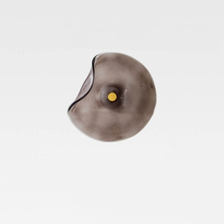 Minimalist Round Glass LED Wall Sconce