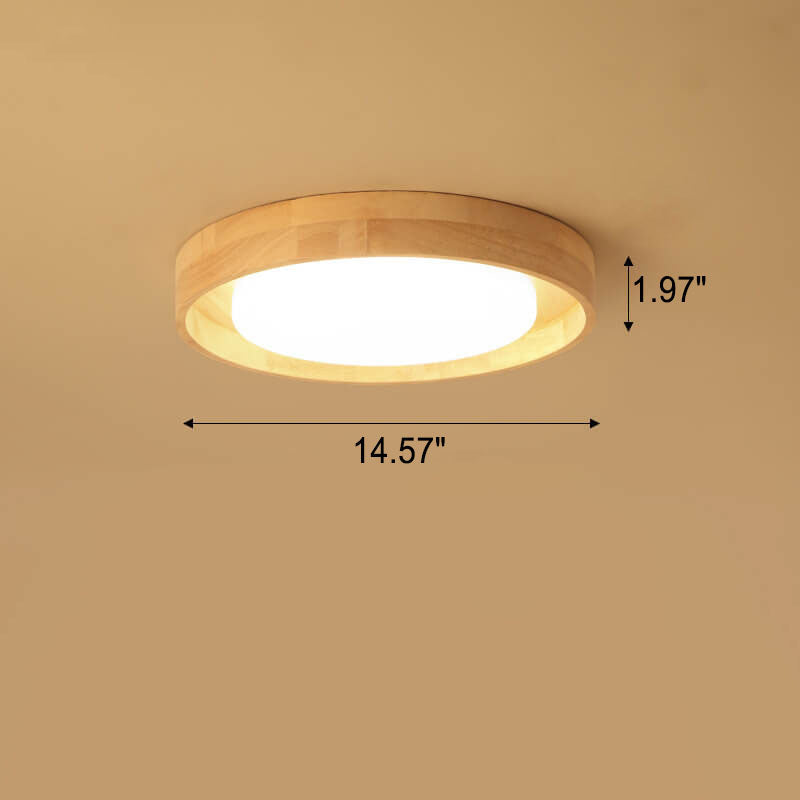 Simple Round LED Flush Mount Ceiling Light