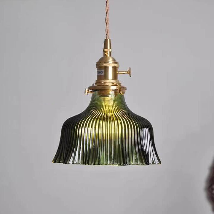 Minimalist Flower Walnut Pendant Light