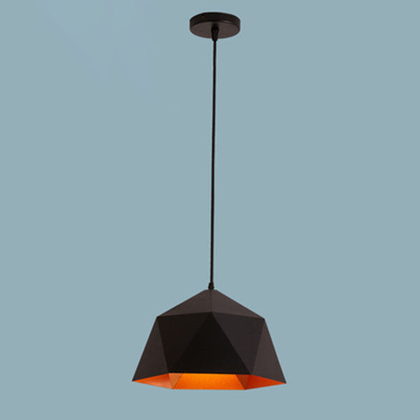 Modern Geometric Iron Pendant Light
