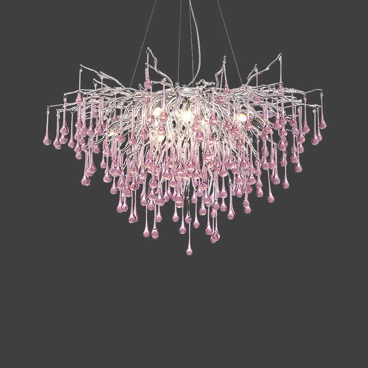 Modern Branch Aluminum Chandelier