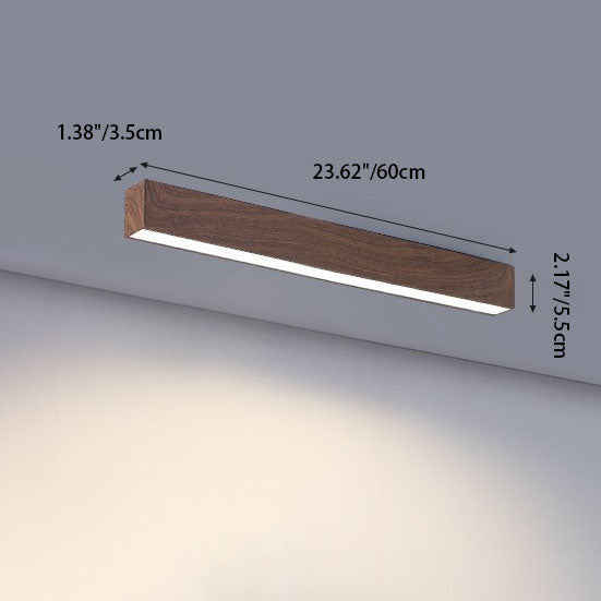 Minimalist Aluminum LED Flush Mount Ceiling Light